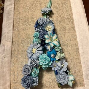 Decorative floral “A”